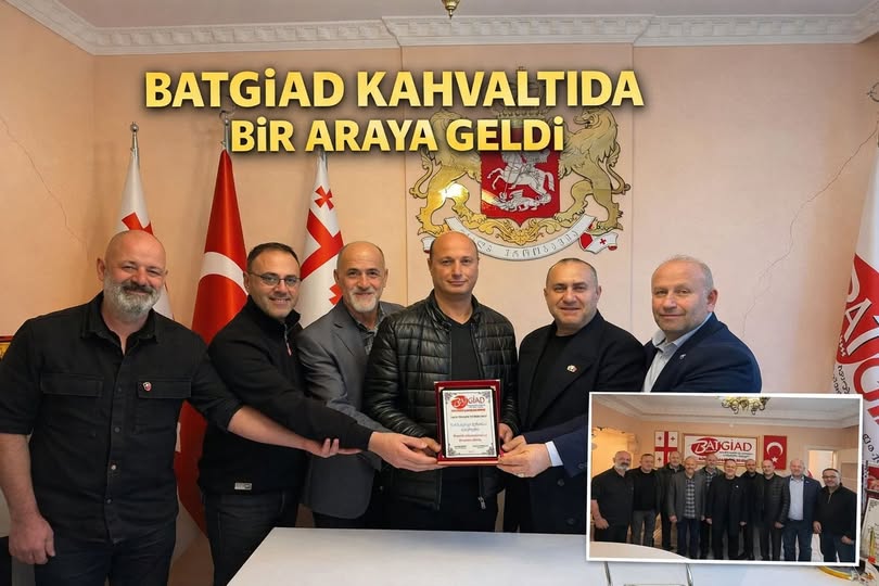 Batum Gürcü Türk İş İnsanları Derneği başkan ve yönetim kurulu  kahvaltıda Bir araya geldiler