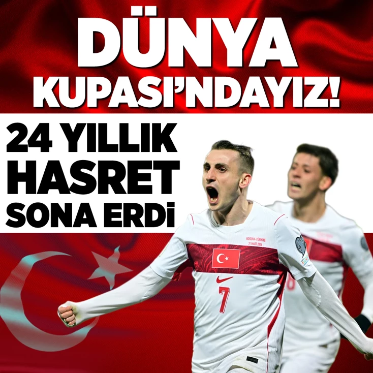 A Milli Takım 24 yıl sonra Dünya Kupası'nda