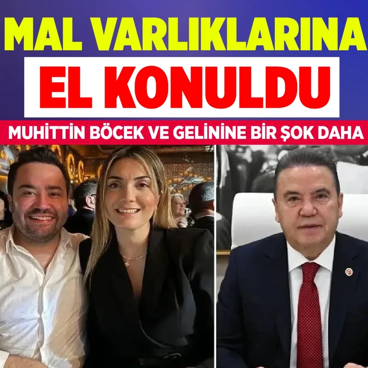 Rüşvet soruşturmasında yeni gelişme! Böcek ailesinin mal varlığına el konuldu