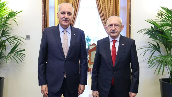 TBMM Başkanı Kurtulmuş, Kılıçdaroğlu ile görüştü